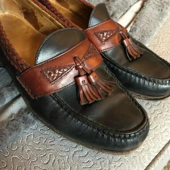 Allen Edmonds Maxfield Tassel Leather Loafers: 11 - Picture 6 of 11